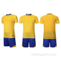 Aangepast sublimatie voetbalshirt gewoon voetbaluniform